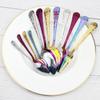 Fantastic Oriental Style Embossed Flower Pattern 4 in 1Cutlery Set Stainless Steel Artistic Floral Dinnerware Utensils For Home4