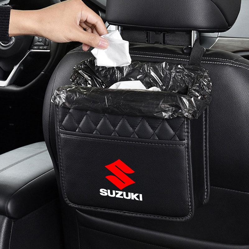 TLIN5 Car Back Seat Storage Universal Bag Organizer Trunk Elastic for Suzuki Samurai S-Cross SX4 Swift XL-7 Liana Spresso Celerio Car