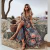 Женское платье Bohemia New Print Dress Beach Leisure Holiday Swing Dress