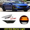 Car Switchback LED Side Marker Turn Signal Lamp Smoke For 2016+ Honda Civic 10th
