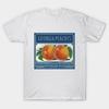 T Shirt Women Vintage Georgia Peaches Fruit Crate Label Harajuku Print Kawaii Tshirt Summer Short Sleeve Female T-Shirt Top Tee