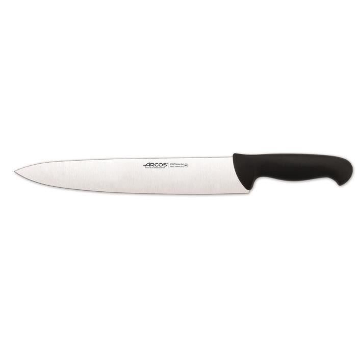 Couteau de chef - ARCOS - Prof 292325 - Acier inoxydable Nitrum - Lame 30 cm - Ergonomique