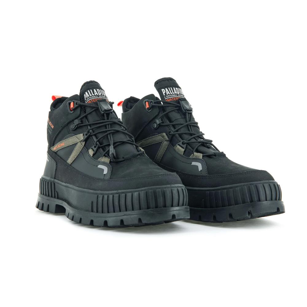 Palladium Pallashock Travel Wp+ boots daim Black