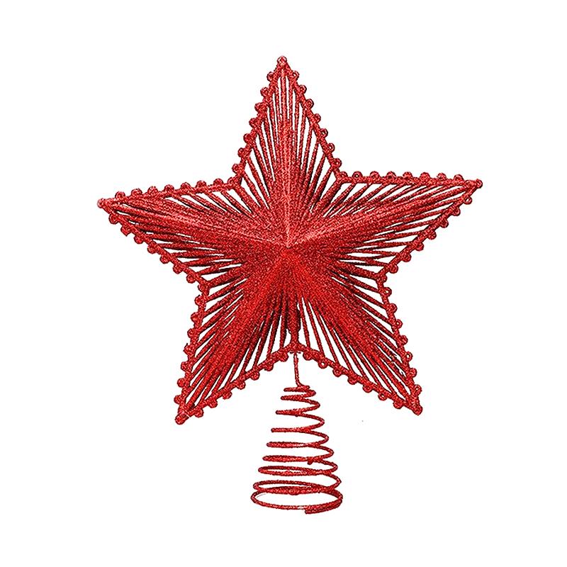 1 шт. Трехмерные железные блестящие полые рождественские елочные украшения, макет сцены