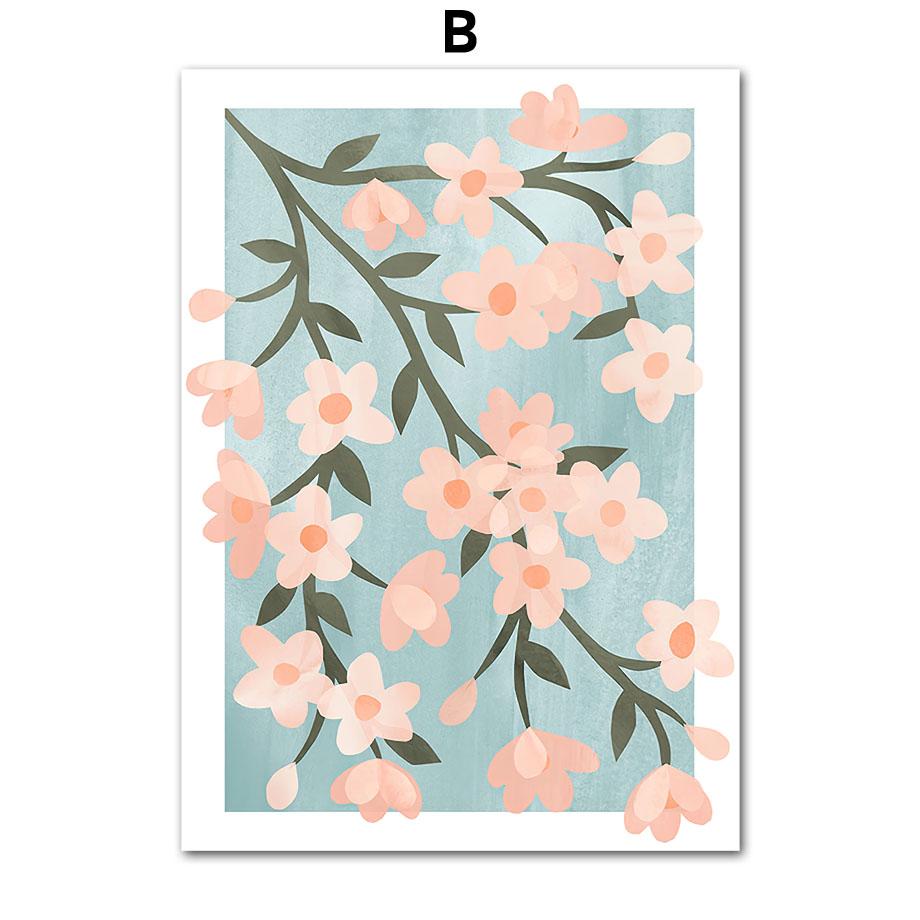 Матисс Цветочный коктейль Лимон Персик Ретро Настенная живопись Холст Картина Скандинавские постеры и принты Настенные картины для декора гостиной