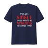 Yes im Single you will have be amazing to change that T Shirt vintage Washed Versatile fashion homme Top For Everyday Wear