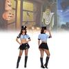 Costume Police Sexy For Women Halloween Roleplay Cop Uniform Outfit Lingerie