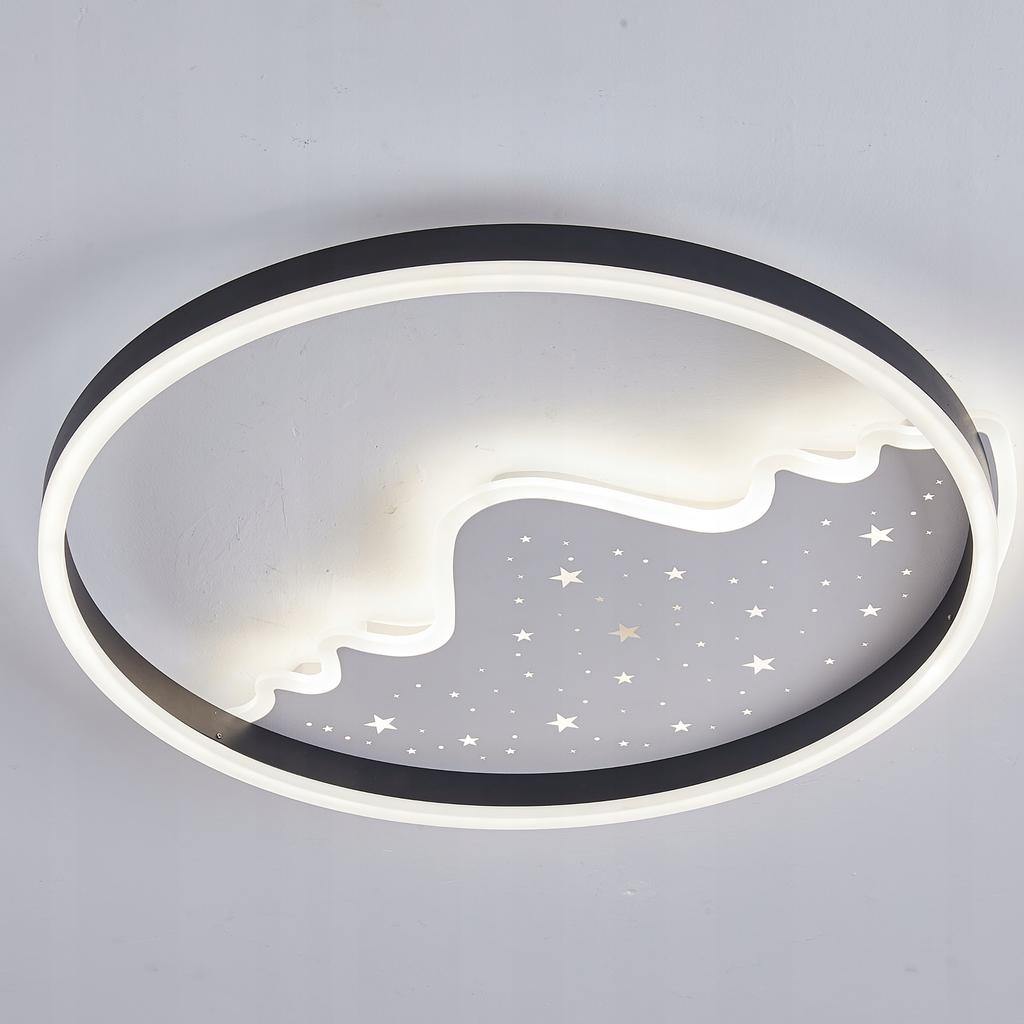 Ceiling Lamp Plafond Ring Chandelier Led + Remote Control 83W 50Cm
