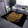 Attack On Titan Wings of Freedom Cartoon Carpet Children's Carpet Living Room Bedroom Anti-slip Carpet Photography Props Carpet