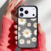 Чехол для телефона с цветком ромашки для iPhone 17 16 15 14 13 Pro Max Задняя крышка для 12 11 Pro Coque