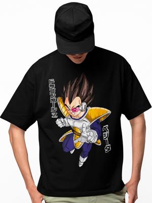 Dragon Ball Веджета Мужская и Женская Летняя Футболка Харадзюку Винтажная С Коротким Рукавом Свободная Большая Повседневная Удобная Y2k Топ
