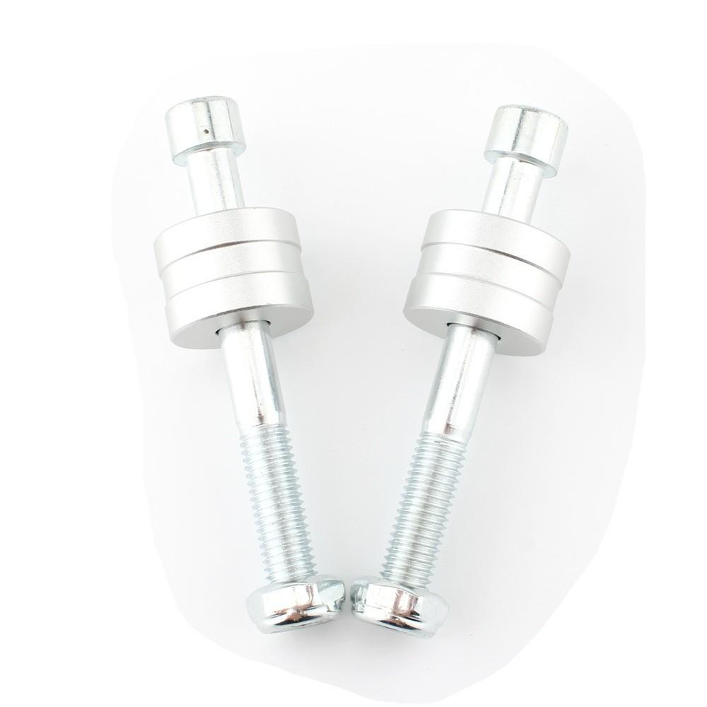 Высококачественные проставки руля черного и серебристого цвета для Ducati Hypermotard 1100 0709 для улучшения впечатлений от езды