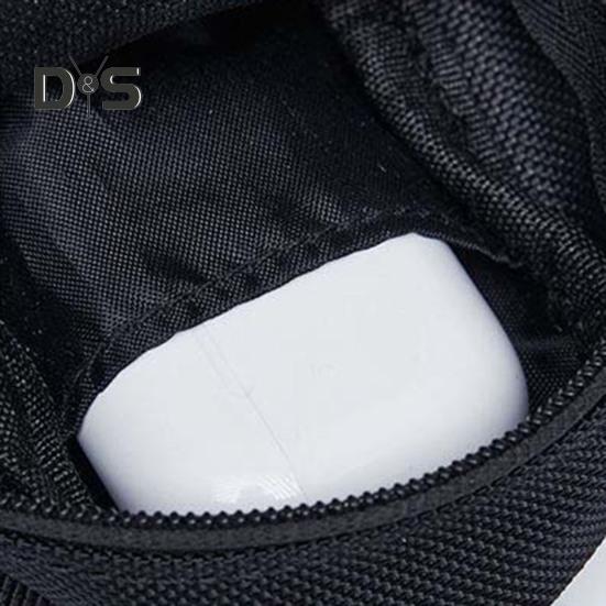 Мини-сумка для ключей на шею из водонепроницаемой ткани Оксфорд, кошелек на молнии, портмоне, небольшой рюкзак, брелок для ключей, наушников, безделушек, чехол для хранения