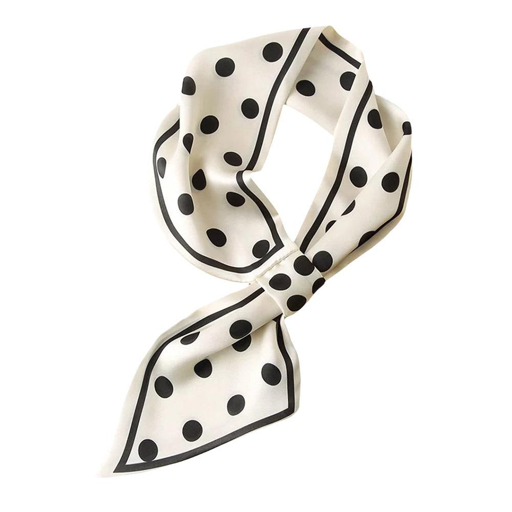 Sunscreen Silk Scarf Thin Bib Neck Cover Fashion Neckerchief Spring Autumn