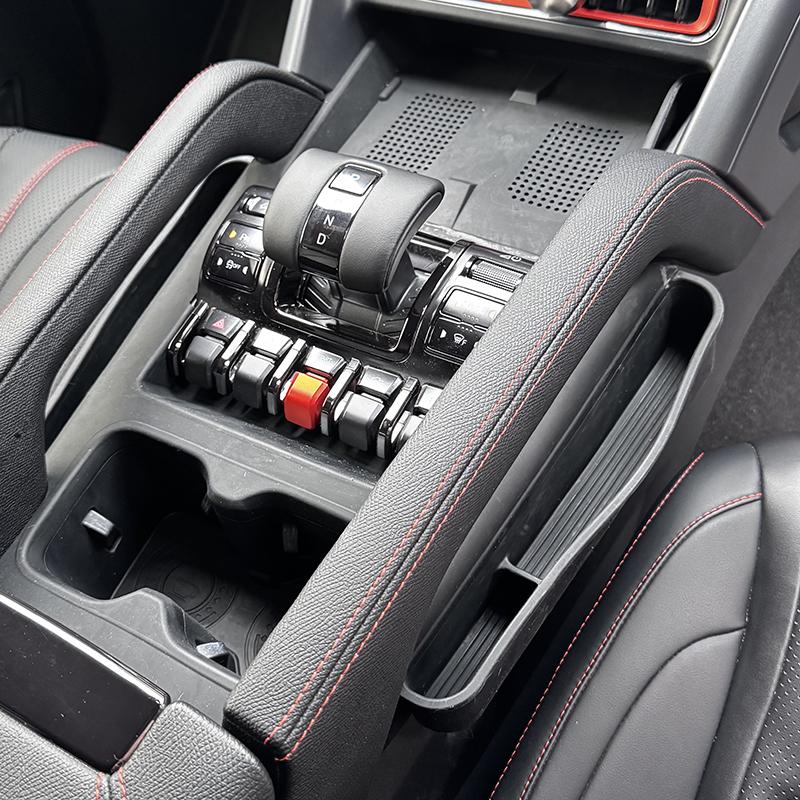 Для BYD Shark 6 Многофункциональный защитный чехол Хранение на центральной консоли Площадка для беспроводной зарядки Силиконовый подстаканник Аксессуары