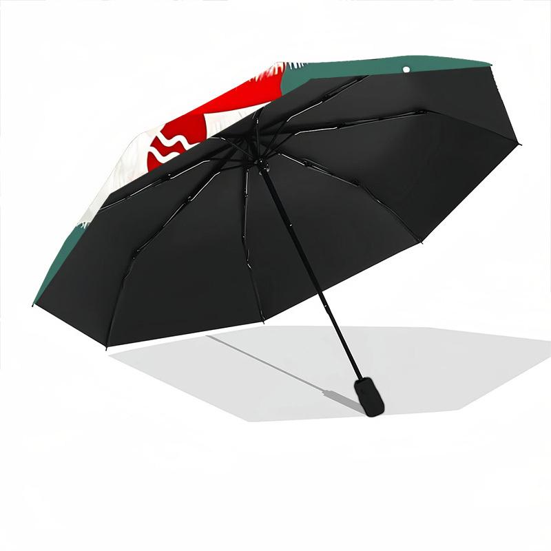 1pc Dog Print Automatic Cute Umbrella 8-Bone Design Compact Gear for Outdoor Travel, Perfect Holiday Gift yy251230051
