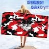 St George llawarra Print Beach Towel, Large Soft Quick Dry Towel for Beach Camping Swimming