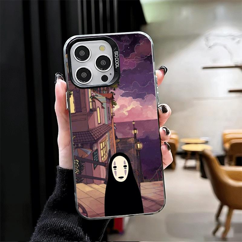 Аниме GIBI S-Susuwataris Милый Мягкий Чехол для Телефона для iPhone 15 16 17 Pro Max 17Air 16E 14 Plus 13 12 Mini Ударопрочный Чехол Задняя Сторона