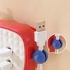 Self-adhesive Data Cable Winder Wall Mounted Socket Wire Storage Rack Durable Cable Organizer