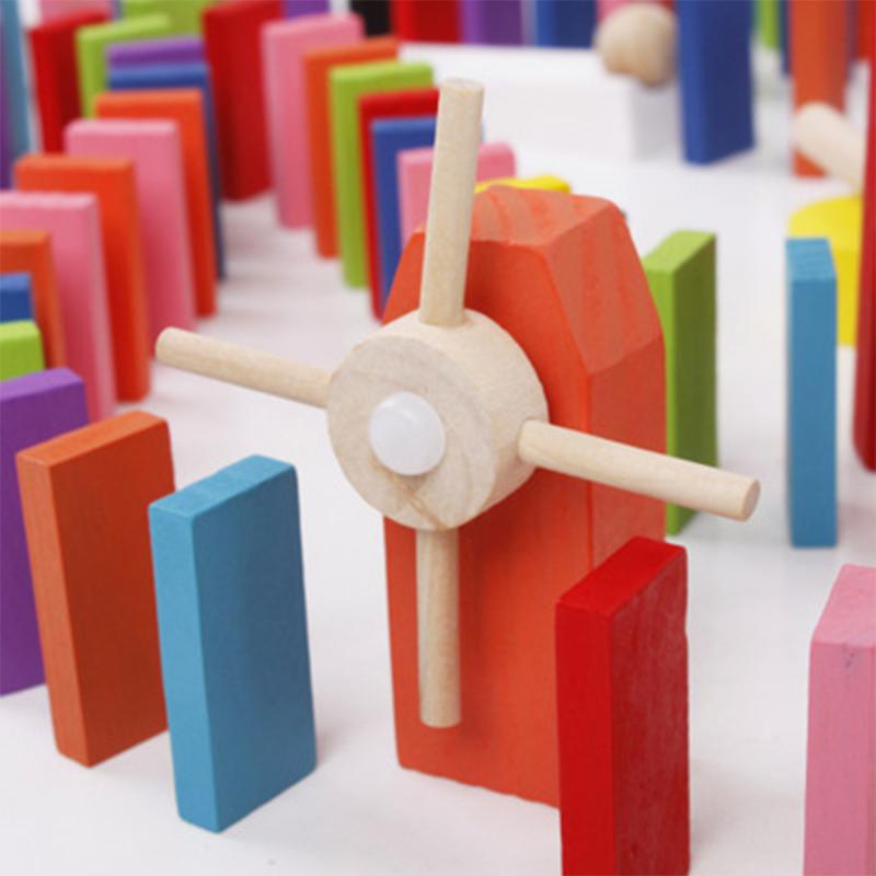 Новые Детские 100 шт. Детские Цветные Сортировочные Радужные Деревянные Наборы Домино Ранние Яркие Игры Домино Развивающие Игрушки Подарок