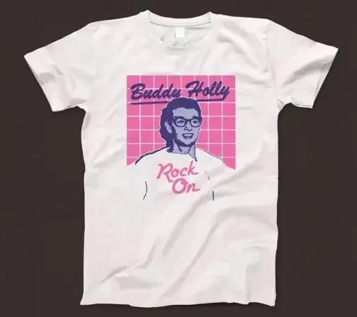 Rock On T Shirt 1005 Retro White