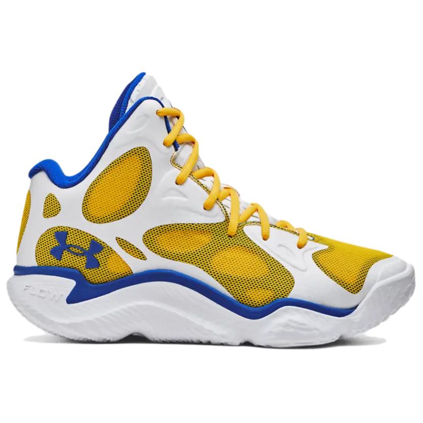 Curry Brand Curry Spawn Flotro Dub Nation Мужские кроссовки Желто-белое такси 3026640-100