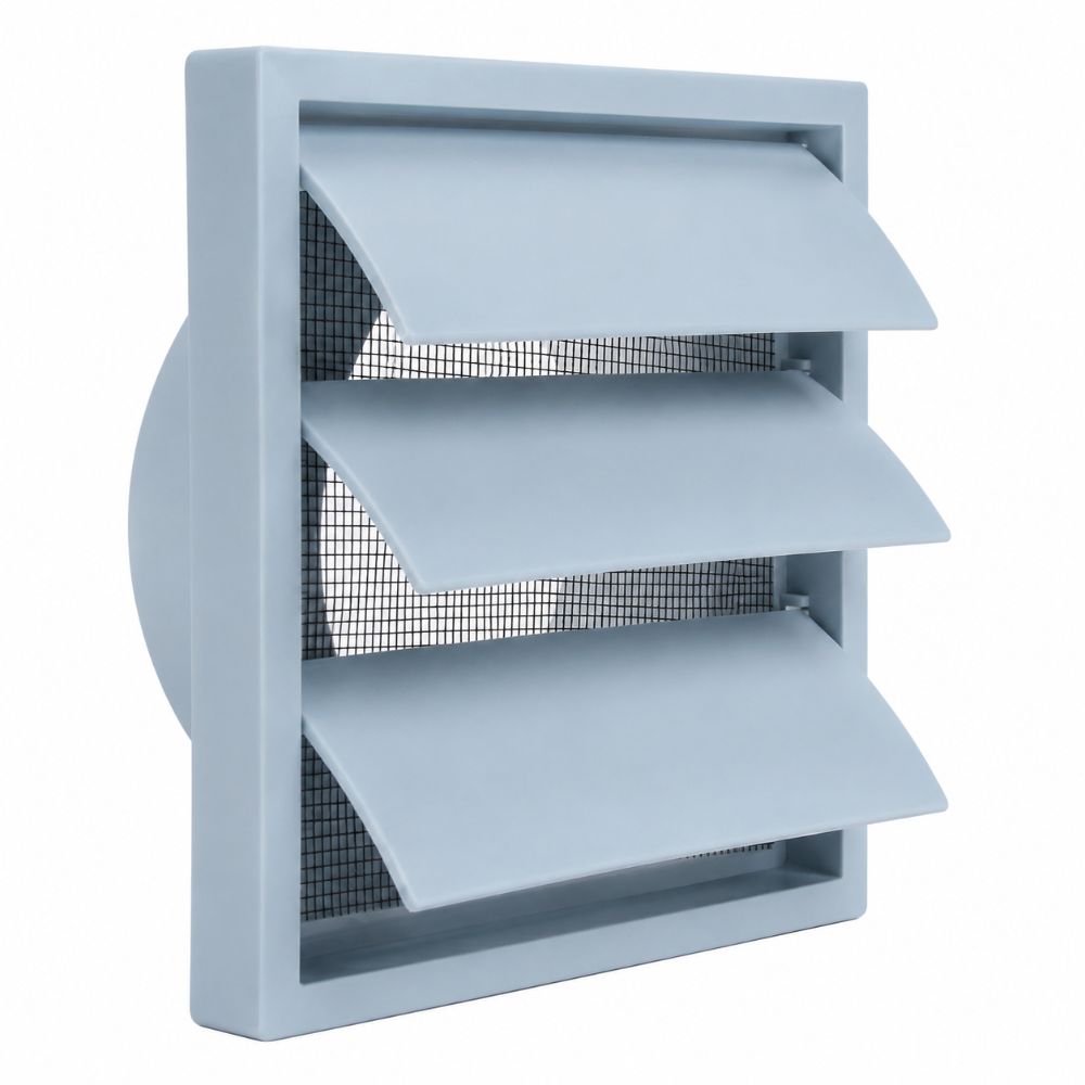 PVC Wall Vent Cover 4" 5" 6" Exhaust Vent Easy Install Air Vent Grille