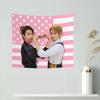 Skz Минсон Баннер с американским флагом Ткань для фона концерта Гобелен Мебель для айдолов Украшение для спальни Комнаты Концертная вечеринка