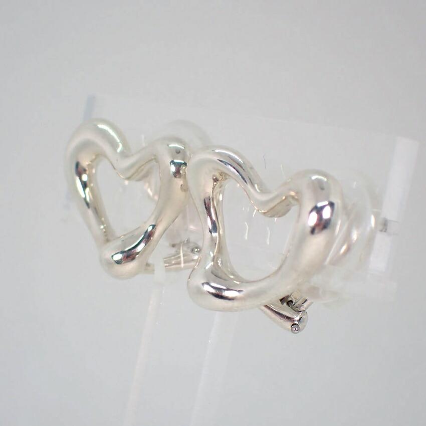 [Б/у] Серьги TIFFANY/Tiffany 925 с открытым сердцем/g428-66