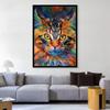 Surreal Cat Home Decoration Pictures, Living Room Animal Color Wall Decoration