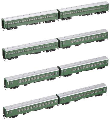 KATO N gauge Синий Общий дополнительный набор "Цубамэ" 8 вагонов 10-573