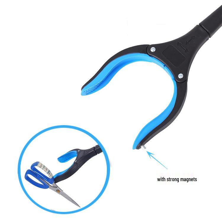 Retractable Folding Household Reacher Outdoor Hygiene Tongs - Thickened Sanitation Multifunctional Trash Picker.