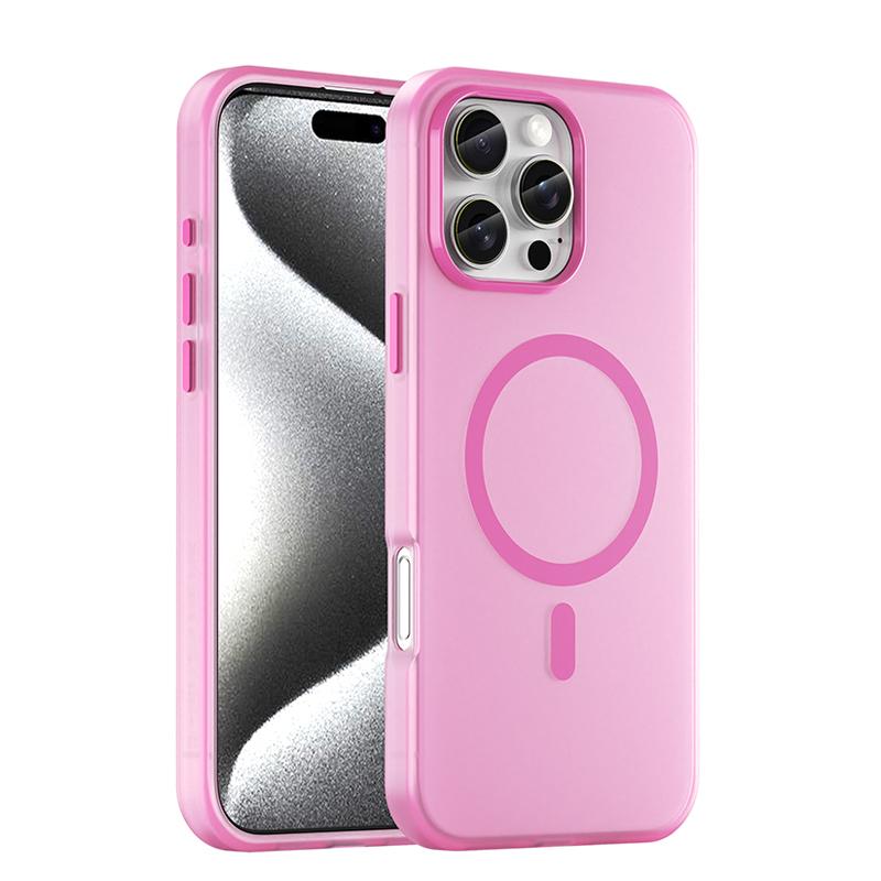 KEYSION Прозрачный матовый чехол для MagSafe для iPhone 13 Pro Max Силиконовый+ПК противоударный чехол для задней панели телефона для iPhone 12 11 Pro Max