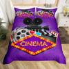 Комплект постельного белья на тему кино, Покрывало для одеяла Твин, Квин, Кинг, Мультяшный пододеяльник, Дизайн киноафиши, Покрывало для одеяла