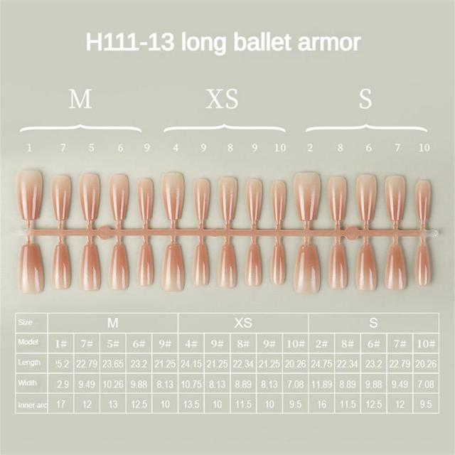 Около 27,5*11 см накладные ногти размазанные доспехи дизайн ногтей готовые накладные ногти розовый акриловый материал 14 стилей фишек для ногтей