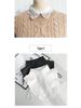 Women's Versatile White Lace Fake Shirt Collar for Spring and Autumn
