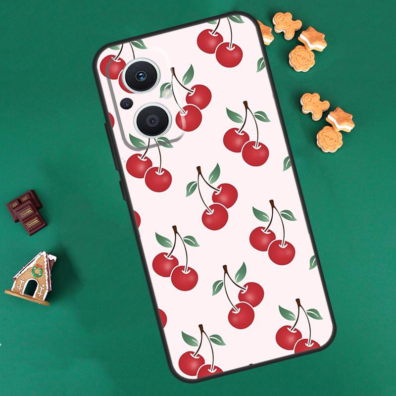 Черный розовый вишневый чехол для OPPO Reno 10 Pro 4Z 5Z 8T 4 5 6 7 8 Lite OPPO Find X6 Pro X3 X2 Neo X5 Lite Cover