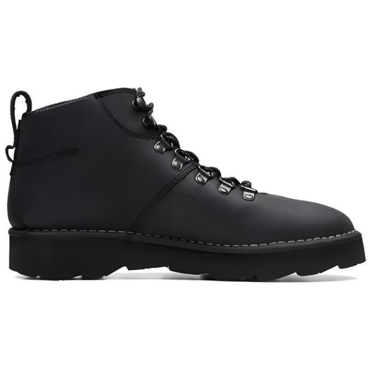 Clarks Универсальные Модные Удобные Ботильоны на Шнуровке Мужские ботильоны Черный 261688257