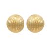Gehena by Estele Golden Non Precious Base Metal Stud Earrings for Women