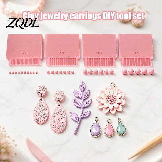 Crafting Accessories for Clay 4Pcs/Set Gel Ball Maker Tools, Polymer Bead Rollers, 2mm 3mm 4mm Miniature Flower Making Tool 5mm Sphere Shaper Roller,