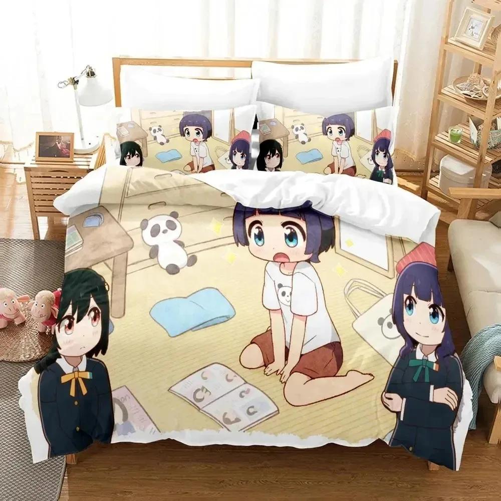 Аниме Нидзиён Анимация Комплект постельного белья Мальчики Девочки Размер Twin Queen Пододеяльник Наволочка Постельное Мальчики Взрослые Мода Домашний текстиль