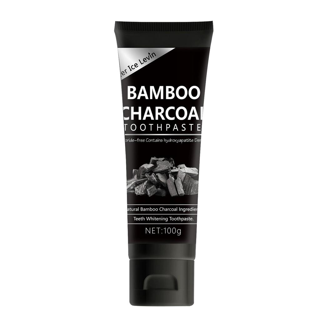 100g Bamboo Charcoal Toothpaste Deep Clean Dispel Smoke Stains Whitening The Black Toothpaste Oral Health Care