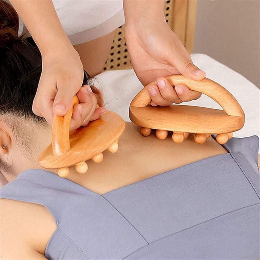 14 бусин деревянный гриб массажер устраняет локальный жир акупунктурная меридианная щетка талия