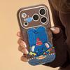 Подходит для Осени и Зимы Чехол для Мобильного Телефона Iphone17promax Apple 16 15 Плюшевые Мультяшные Животные 13 Кожаный Чехол для Мобильного Телефона
