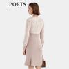 Ports Женское платье с V-образным вырезом Осень/Зима 2022