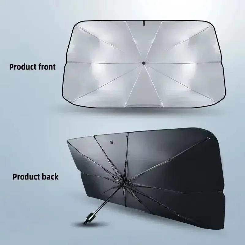 1PC Car sunshade Sun shield for car sunshade screen windshield umbrella front stop parking gear