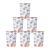 Copper Printed Design 250ML Water Glass with Rust Proof Protection for Home and Office Use Ayurveda and Yoga Health Benefits Glass Set of 6