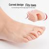 Мягкий сепаратор для пальцев ног SEBS с одним отверстием для дневного и ночного использования - Облегчение вальгусной деформации большого пальца стопы и бурсита