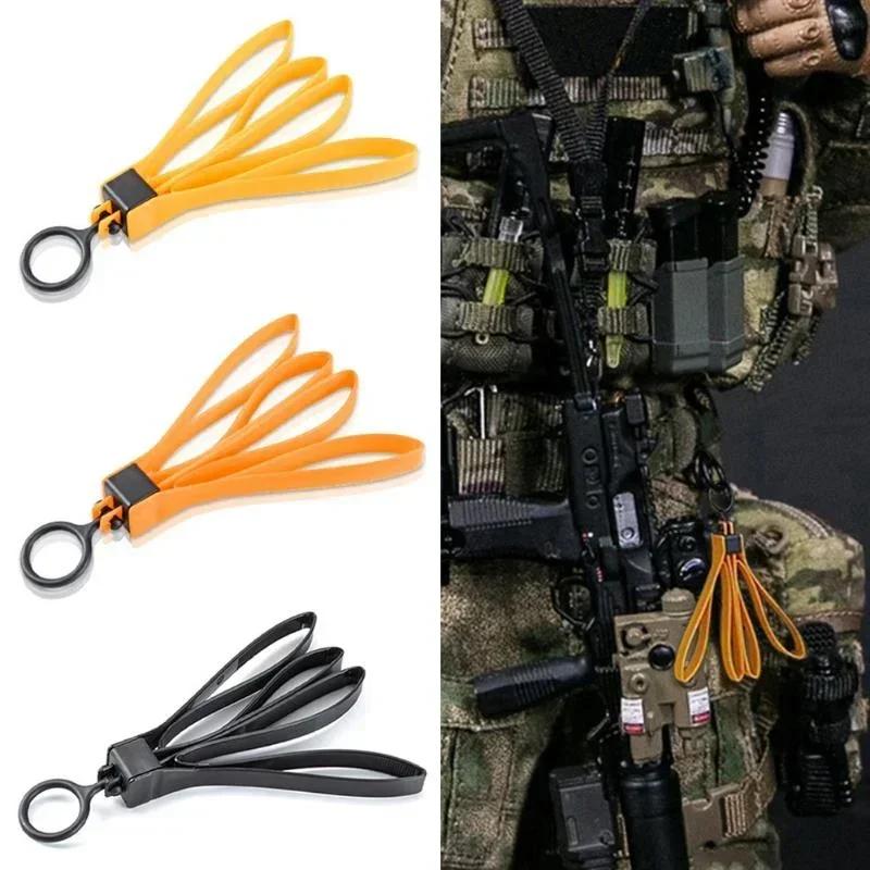 1piece New Outdoor Double Ring Tactical Restraint Belt Portable Multi-function Folding Binding Supplies CS Equipment Accessories