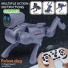 Intelligent Robot Dog Puppy App 2.4G Remote Control Toys Simulation Smart Mechanical Dog with Voice Dialogue Programming Toys